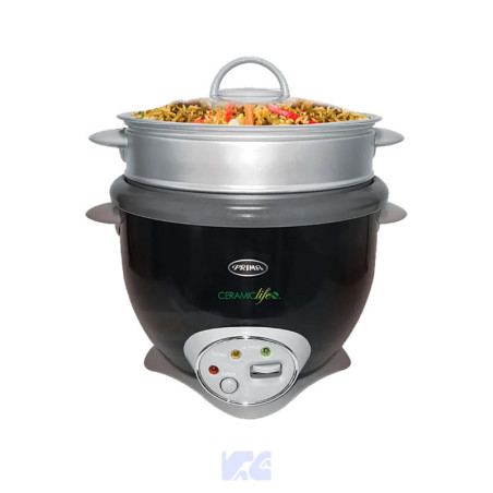 OLLA ARROCERA PRIMA CON VAPORERA 10 TAZAS RC1018D-BL