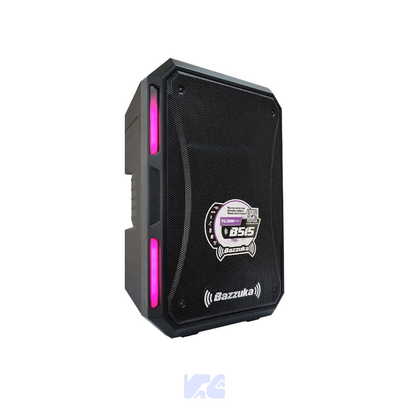 PARLANTE BAZZUKA B515| 75.000watts BLUETOOTH NEGRO