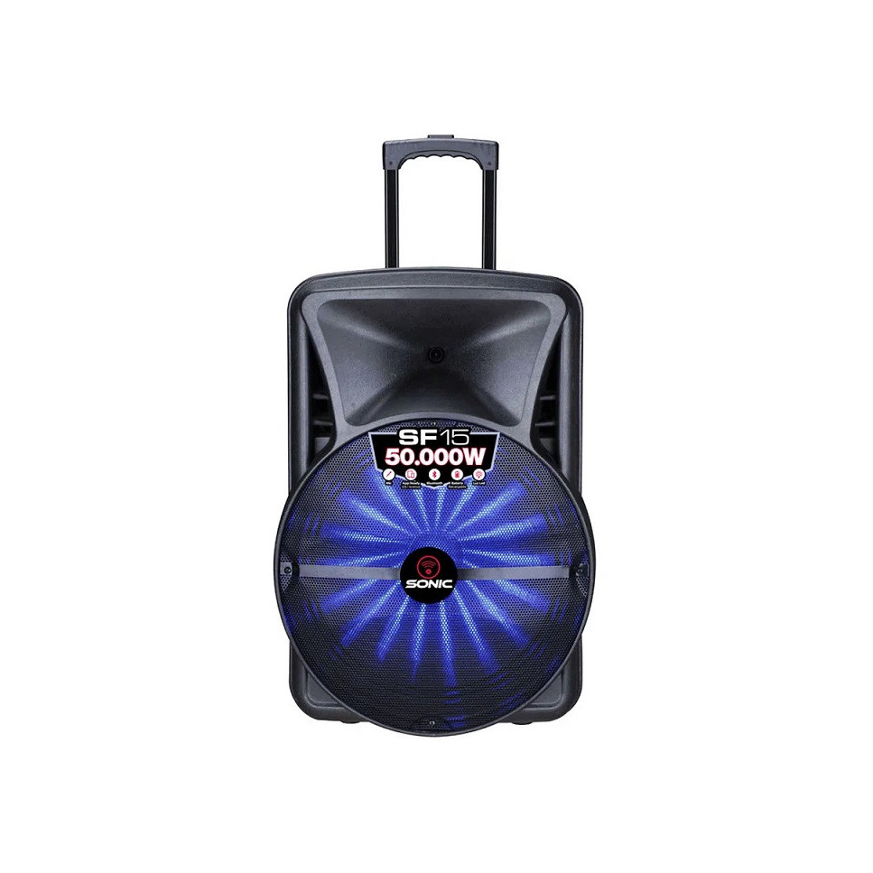 Caja amplificada recargable