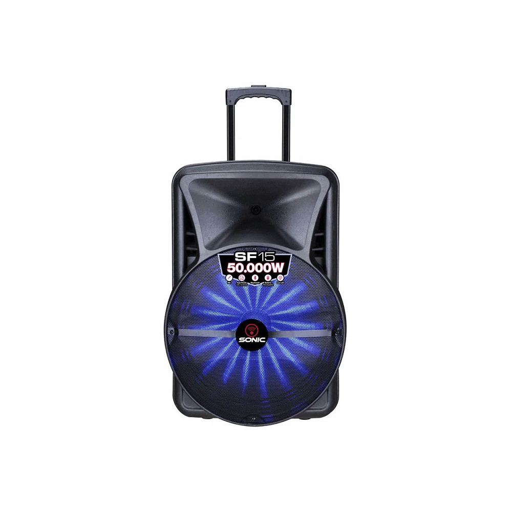 Caja amplificada recargable