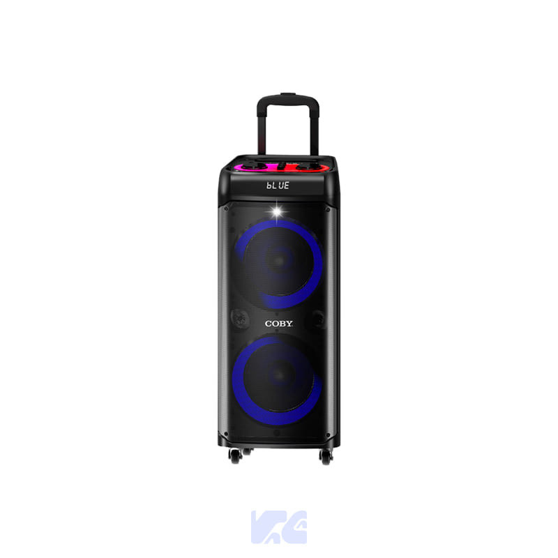 PARLANTE RECARGABLE COBY 2x10" 80.000w CY-3362-210-100