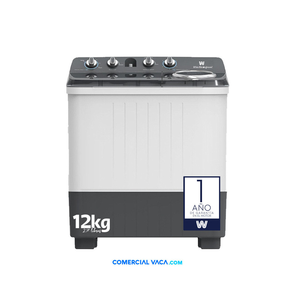Lavadora doble pozo 27 libras/12kg White-Westinghouse