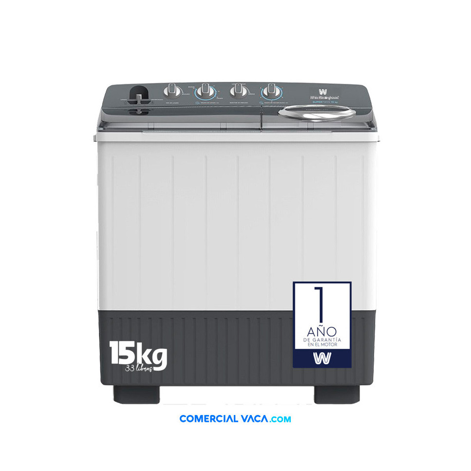 Lavadora doble pozo 33 libras/15kg White-Westinghouse