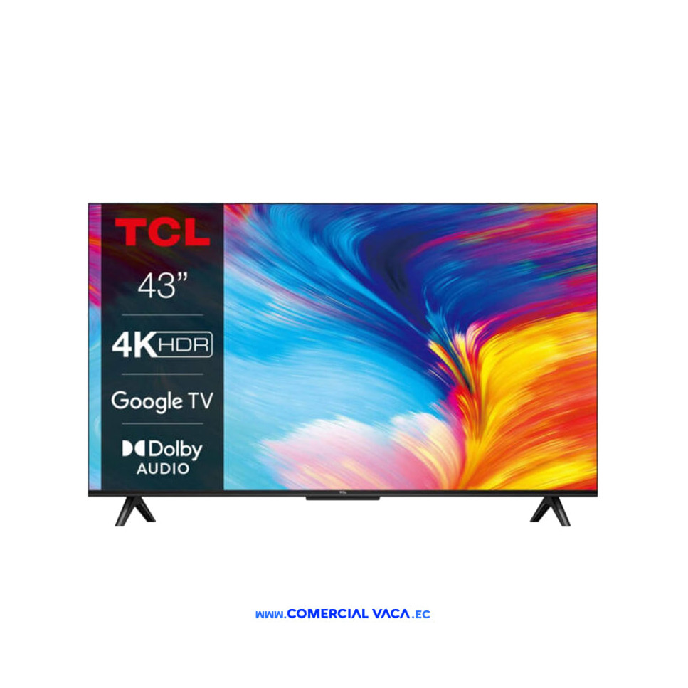 Televisor Smart Tv 43" FHD 4K Google TV