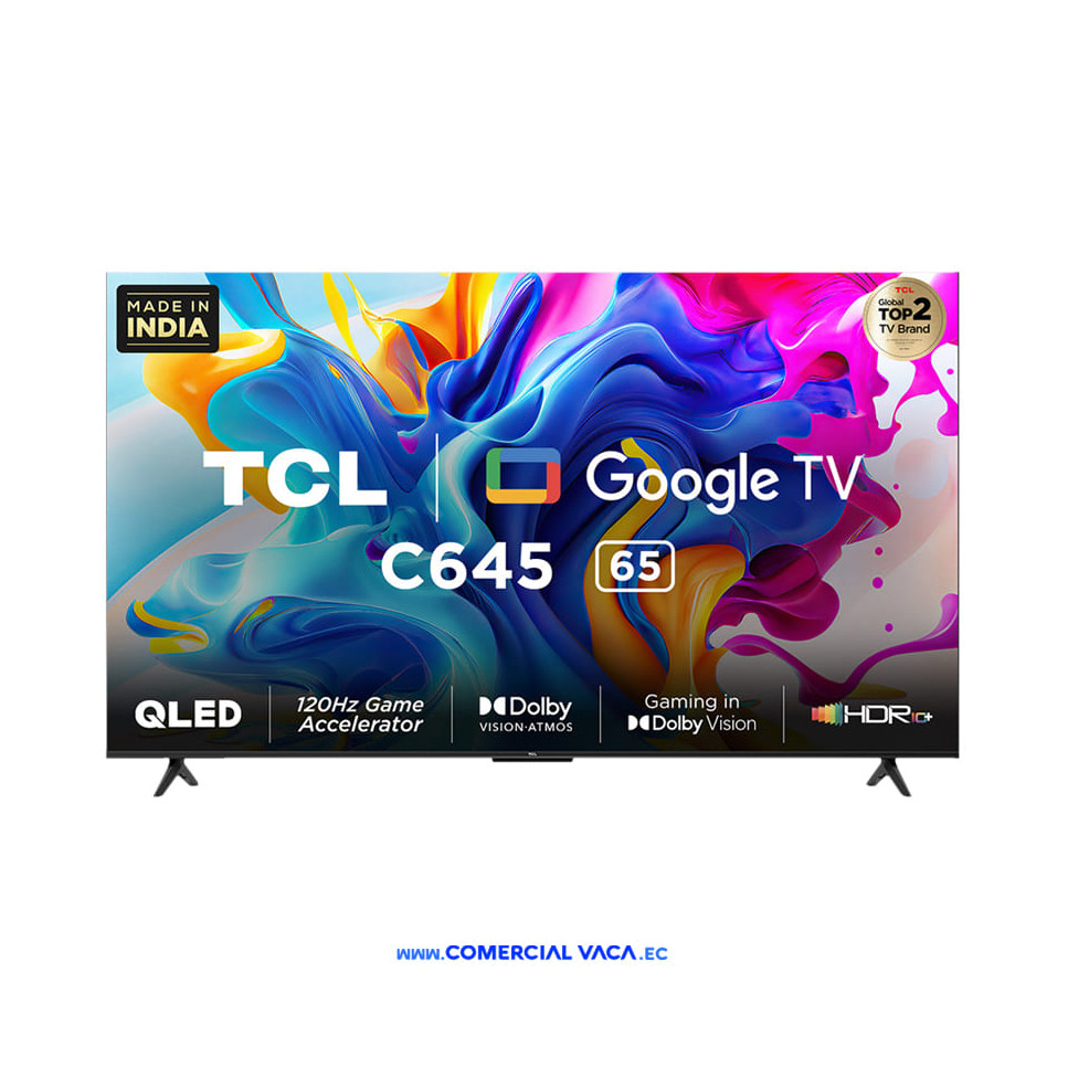 Televisor smart TV 65" QLED Google TV