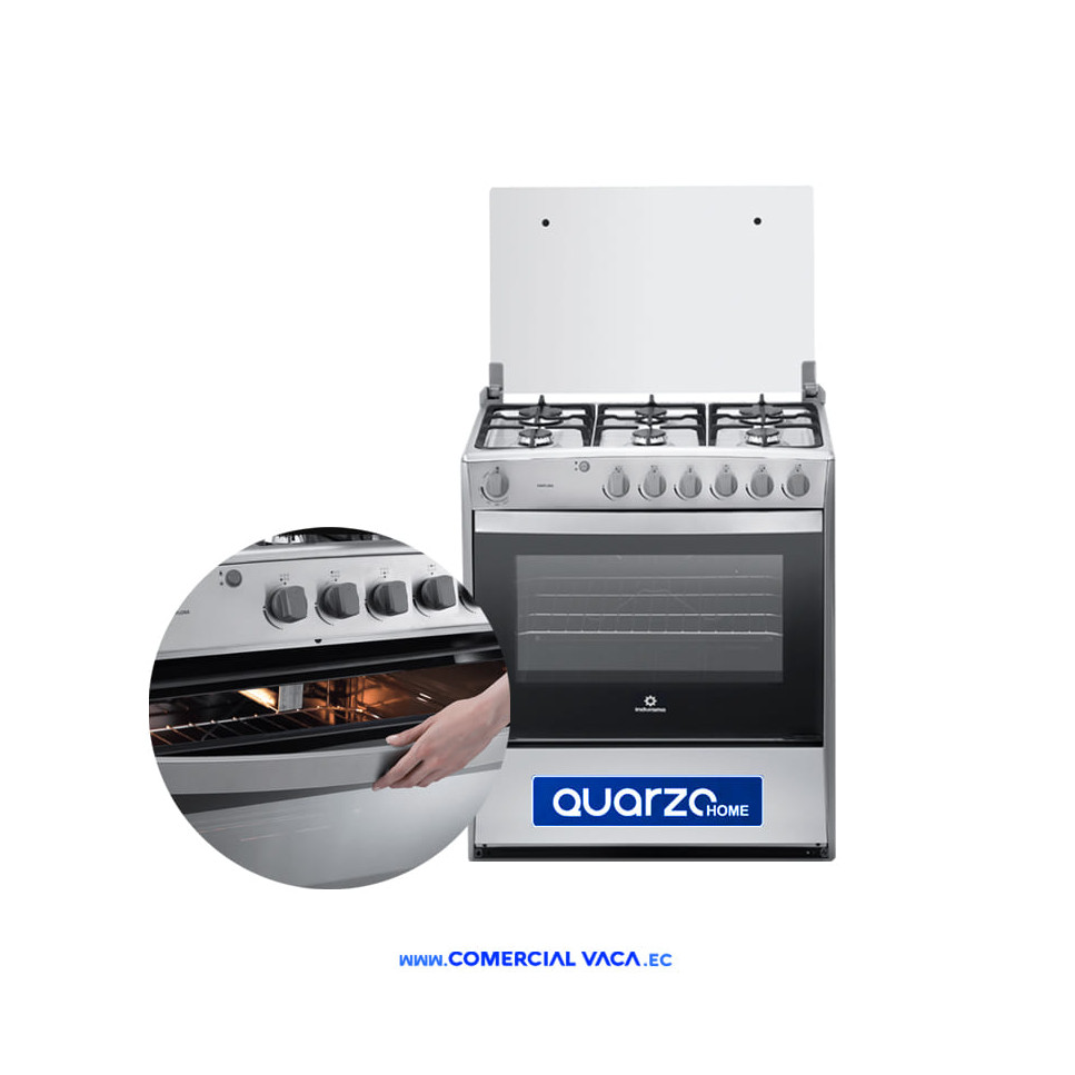 Cocina Indurama a Gas 32" 6 Quemadores Grill