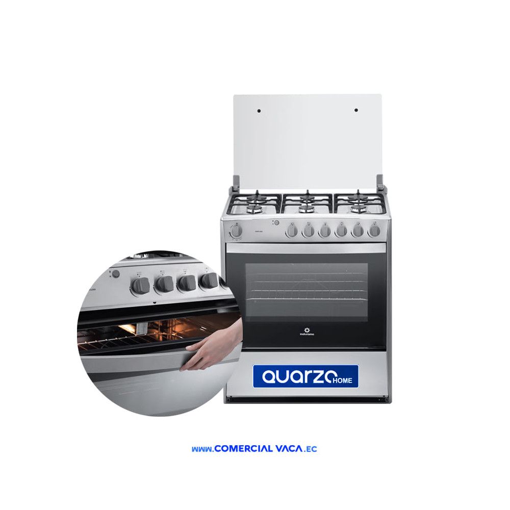 Cocina Indurama a Gas 32" 6 Quemadores Grill
