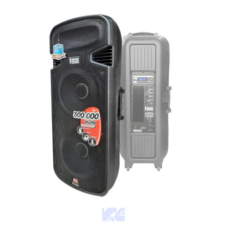 PARLANTE AMPLIFICADO ENGLAND SOUND 300.000w ES-6GBE ROCKER 215-LED