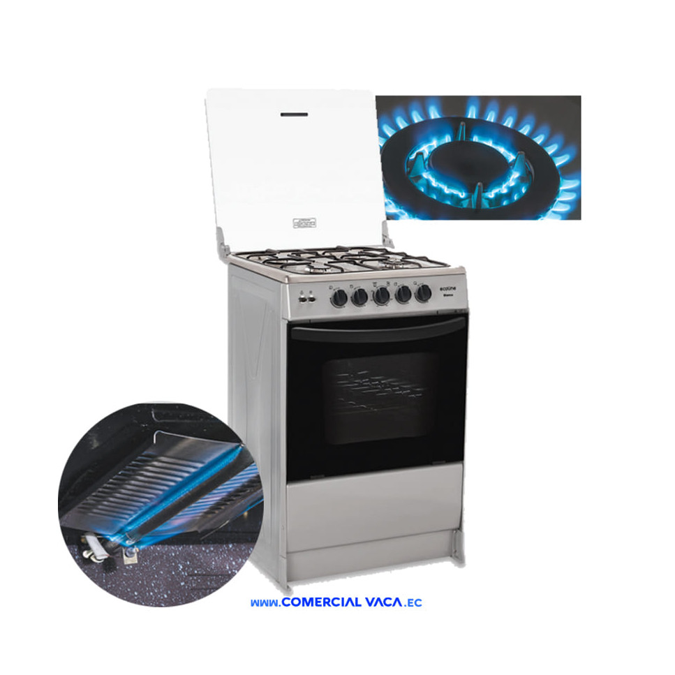 Cocina Ecoline A Gas 21" 4hornillas Grill