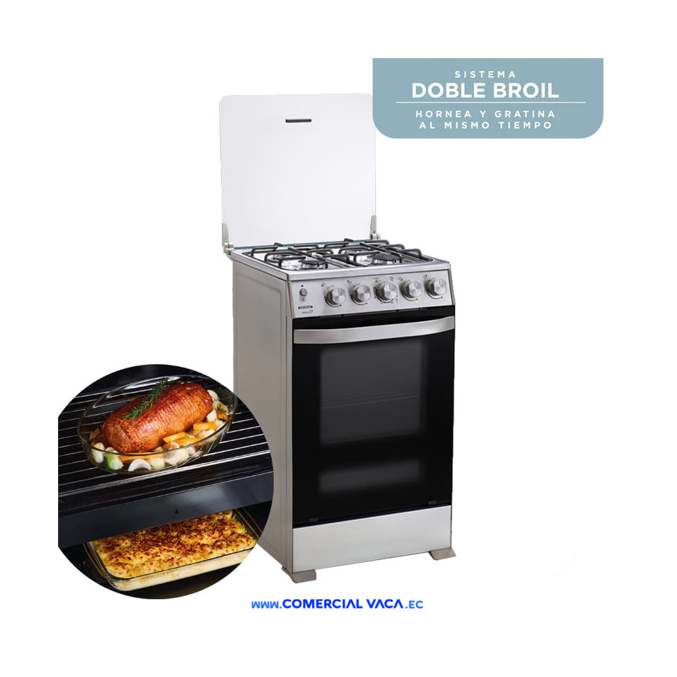 Cocina Ecoline A Gas 21" 4hornillas Grill