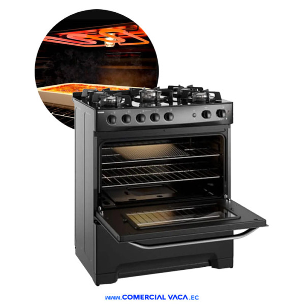 Cocina A Gas 30" 5hornillas Grill