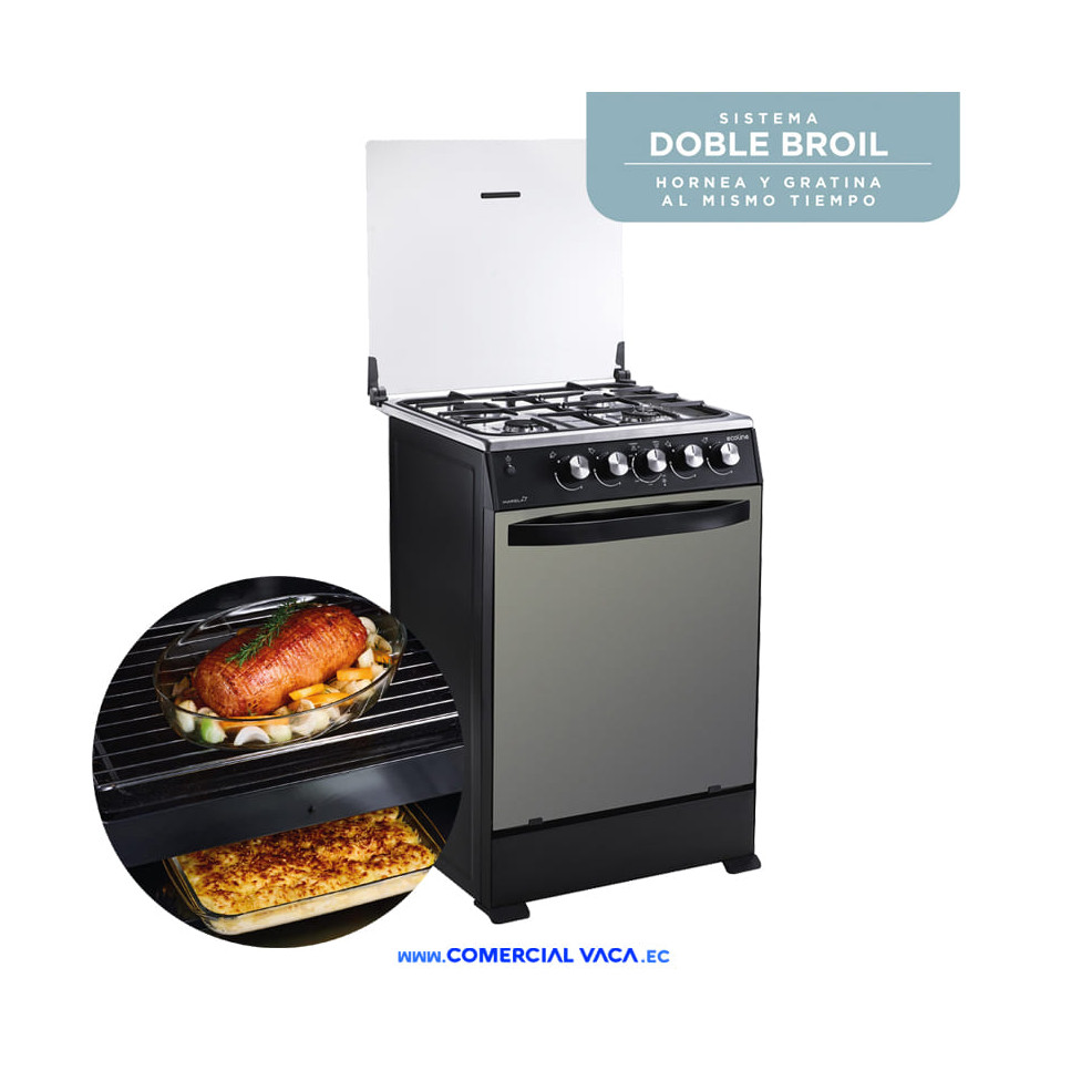 Cocina Ecoline A Gas 24" 4hornillas Grill