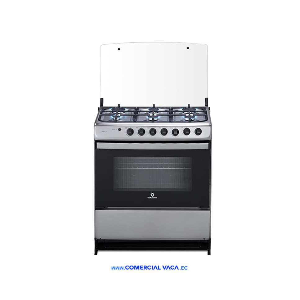 Cocina Indurama A Gas 32" 6hornillas