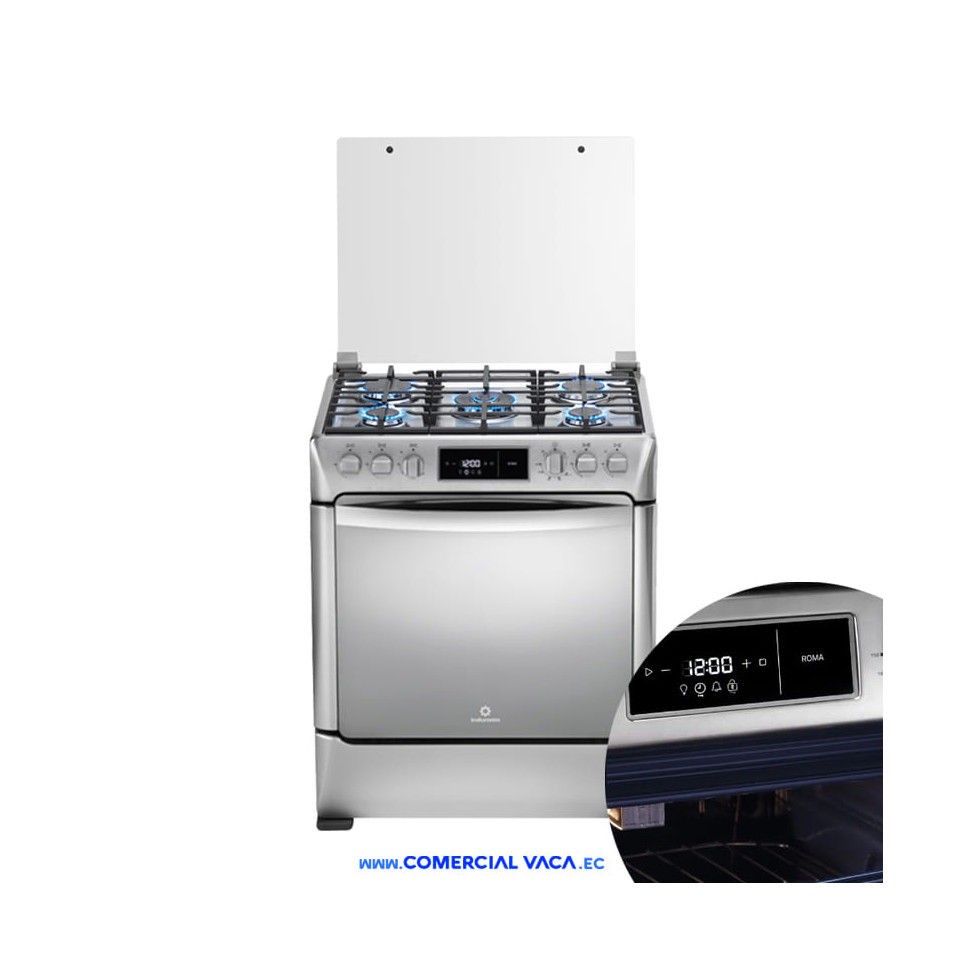 Cocina Indurama A Gas Digital 30" 5hornillas