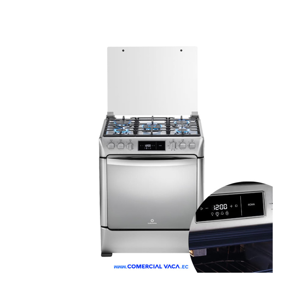 Cocina Indurama A Gas Digital 30" 5hornillas