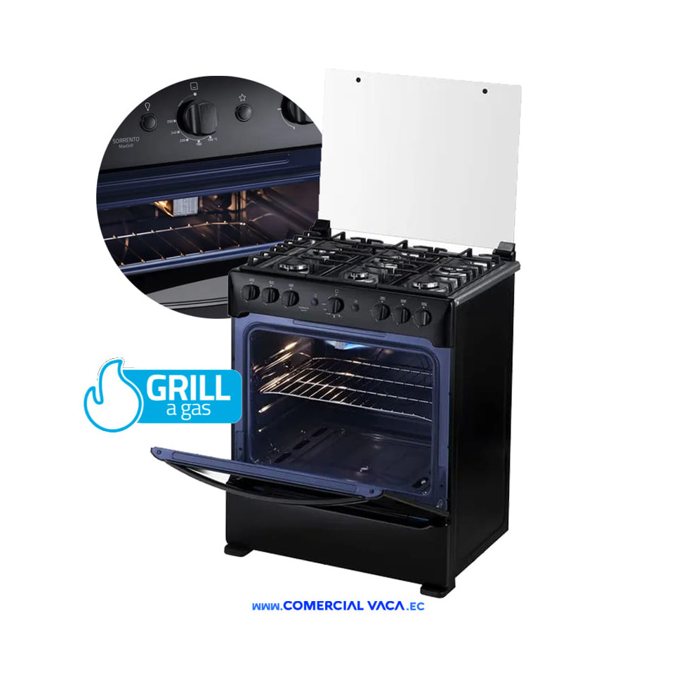 Cocina Indurama A Gas 30" 6hornillas MaxGrill