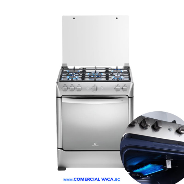 Cocina Indurama a gas 24" 4 quemadores
