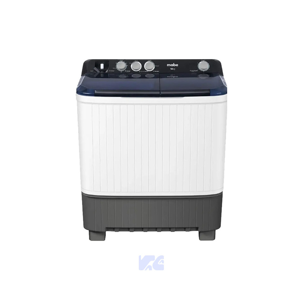 Lavadora Mabe Semiautomática 40L /18kg LMDX8124HBAB0