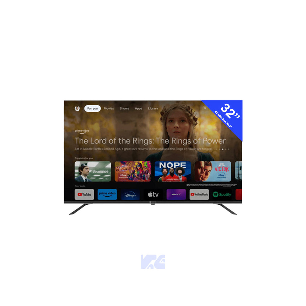 TELEVISOR SMART TV 32" HD GOOGLE TV MOTOROLA 32MKGHD