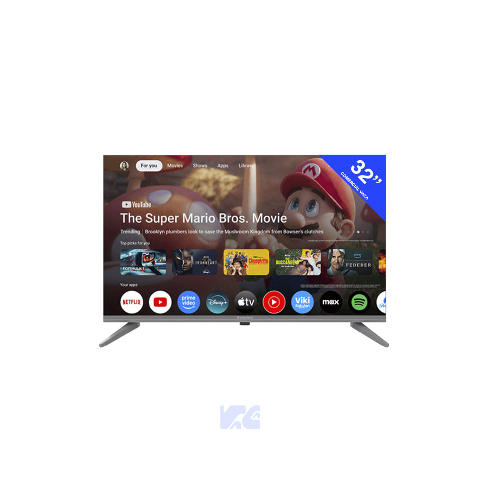 TELEVISOR INDURAMA 32" LED HD Google TV Tv32TIKGF5HD