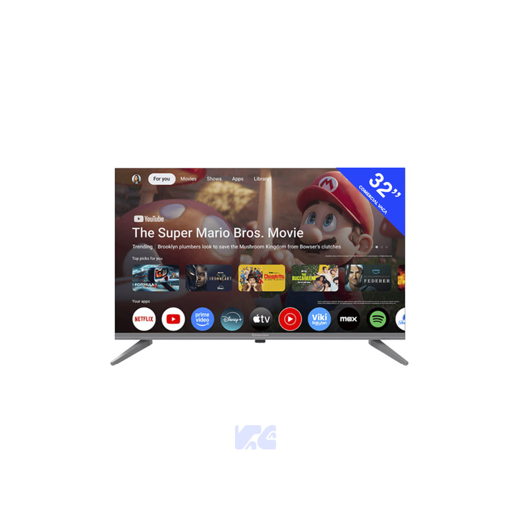 TELEVISOR INDURAMA 32" LED HD Google TV Tv32TIKGF5HD