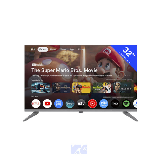 Led Smart TV 32" HD Google Tv