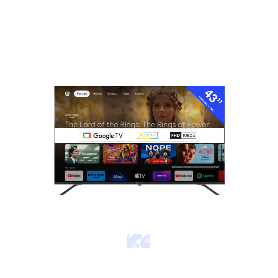 Led Smart TV 43" FHD Google Tv