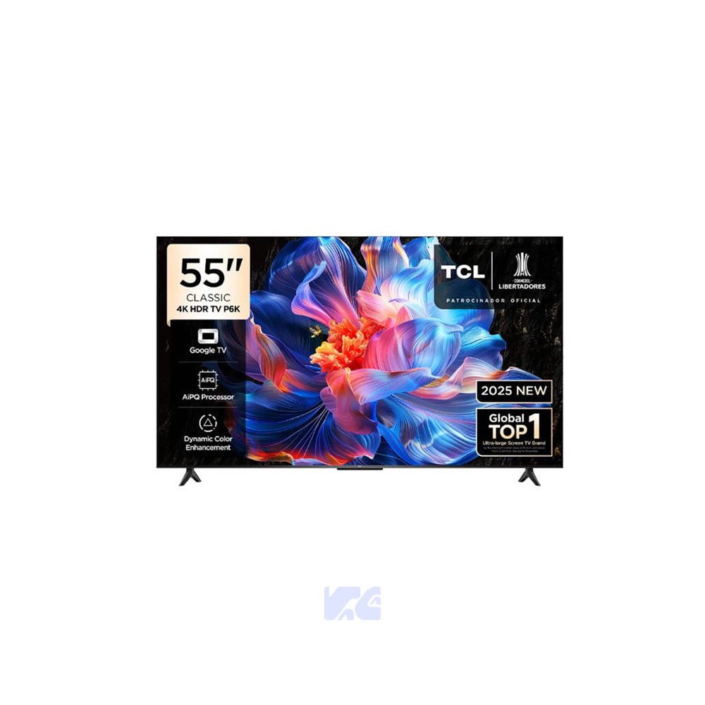 TELEVISOR TCL 55" 55P6K AiPQ UHD 4K| GOOGLE TV