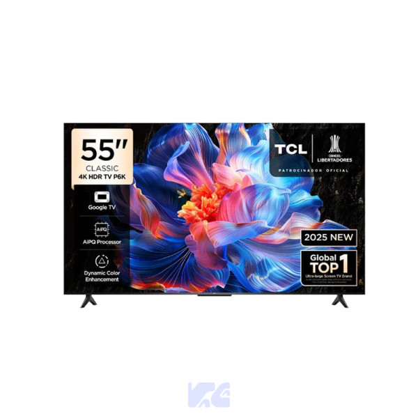 Led Smart Tv 55" AiPQ UHD 4K Google Tv