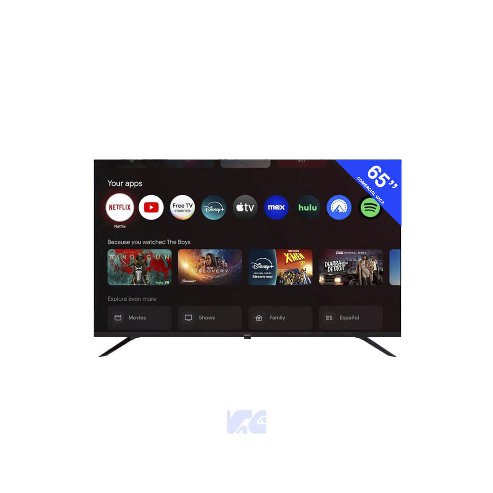 Led Smart Tv 65" UHD 4K Google Tv