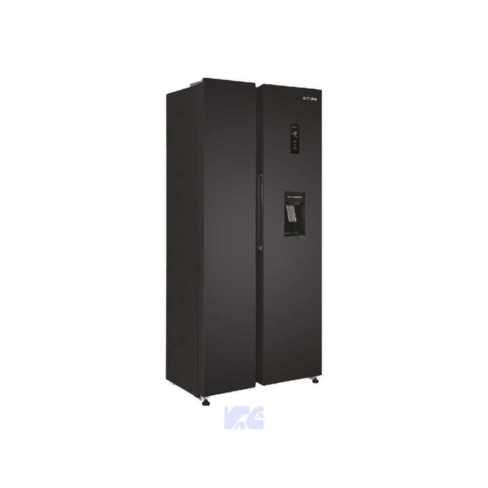 REFRIGERADORA NO FROST SIDE BY SIDE 452 LITROS ECOLINE CC-520WED NEGRO
