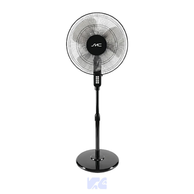 VENTILADOR DE PEDESTAL SMC 16" COLOR NEGRO SMCVN16PN3