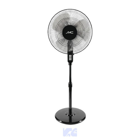 VENTILADOR DE PEDESTAL SMC 16" COLOR NEGRO SMCVN16PN3