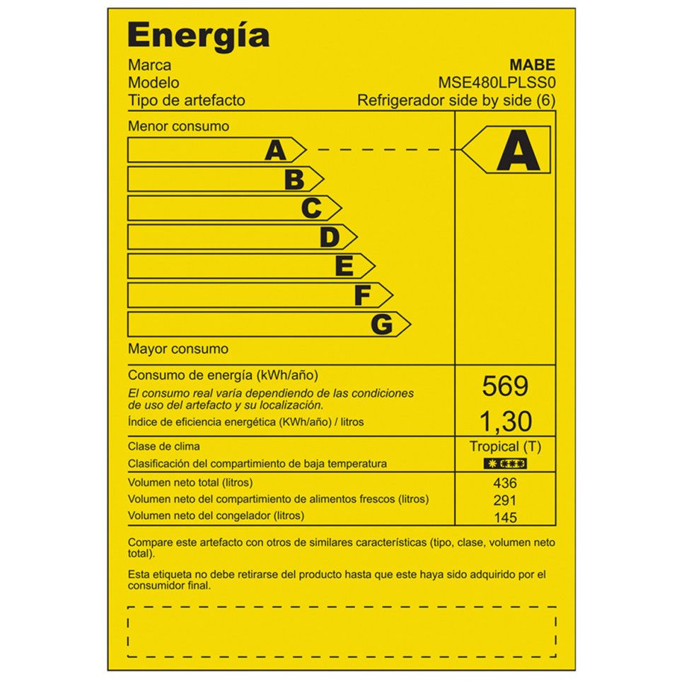 Refrigerador No Frost Side by Side 480 Litros