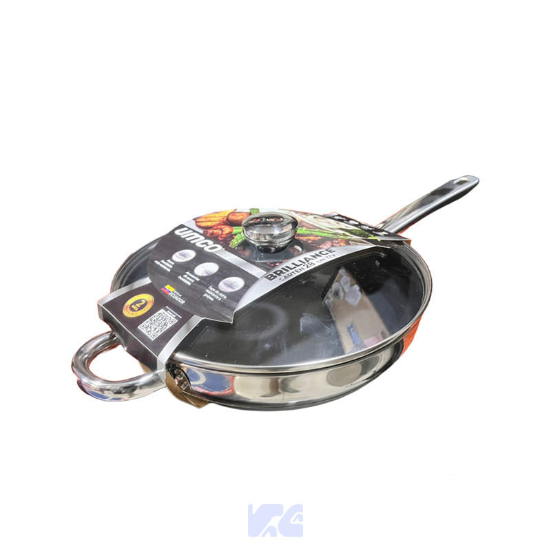 SARTEN BRILLANCE TAPA DE VIDRIO 24cm UMCO UM7555