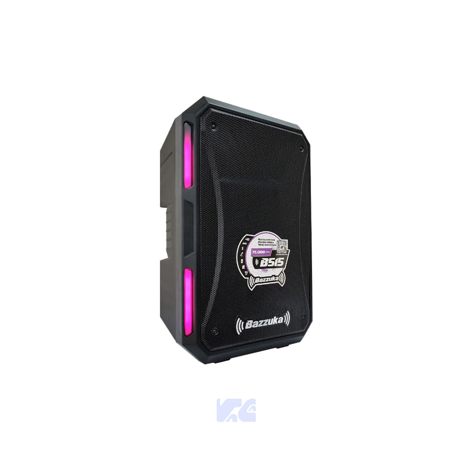 PARLANTE BAZZUKA B515| 75.000watts BLUETOOTH NEGRO