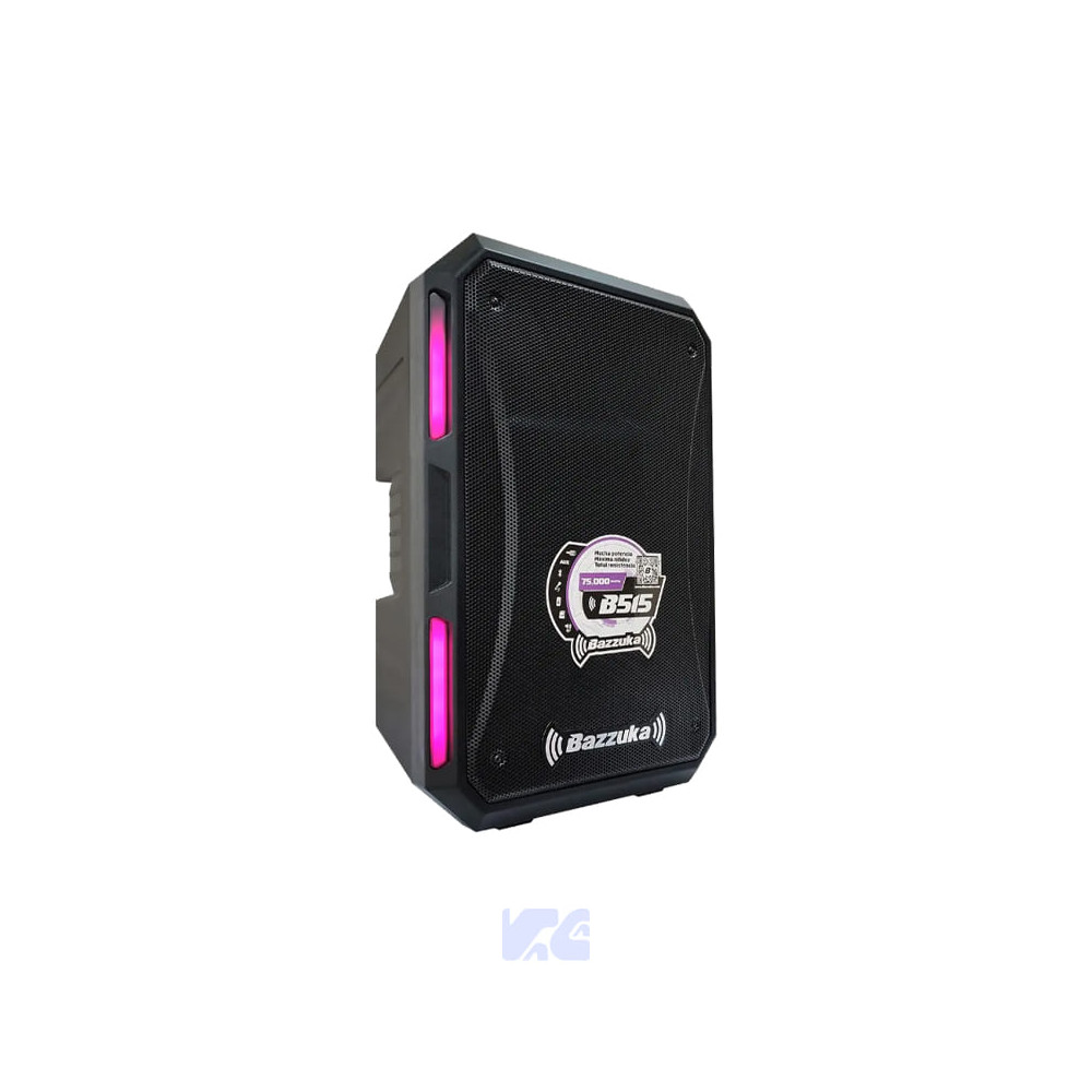 PARLANTE BAZZUKA B515| 75.000watts BLUETOOTH NEGRO