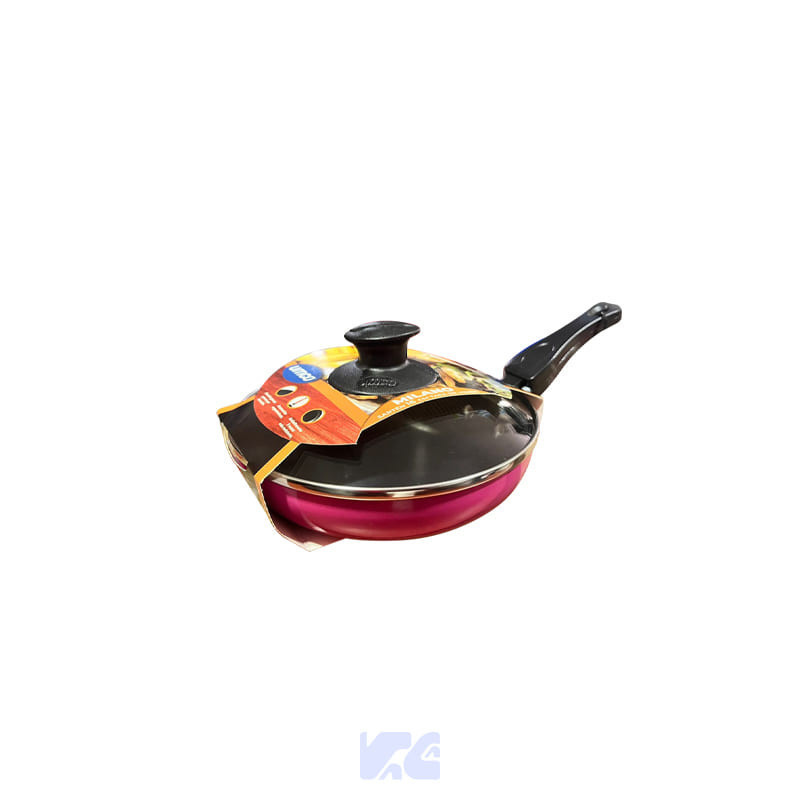 SARTEN MILANO 16cm FUCSIA CON TAPA UMCO UM2447